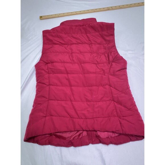 Lot Of 2 Aeropostale Puffer Vest Quilted Women's Size XS Pink And Purple Full So - Picture 11 of 16